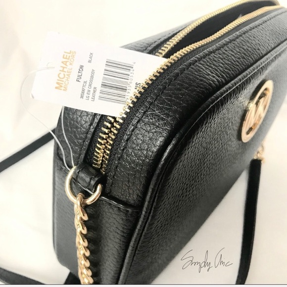 NWT authentic MK genuine pebble leather crossbody - Picture 3 of 8